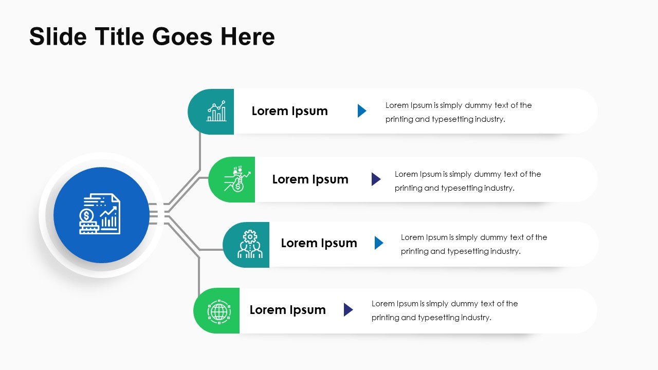 Dynamic Business Overview Slide for Presentations