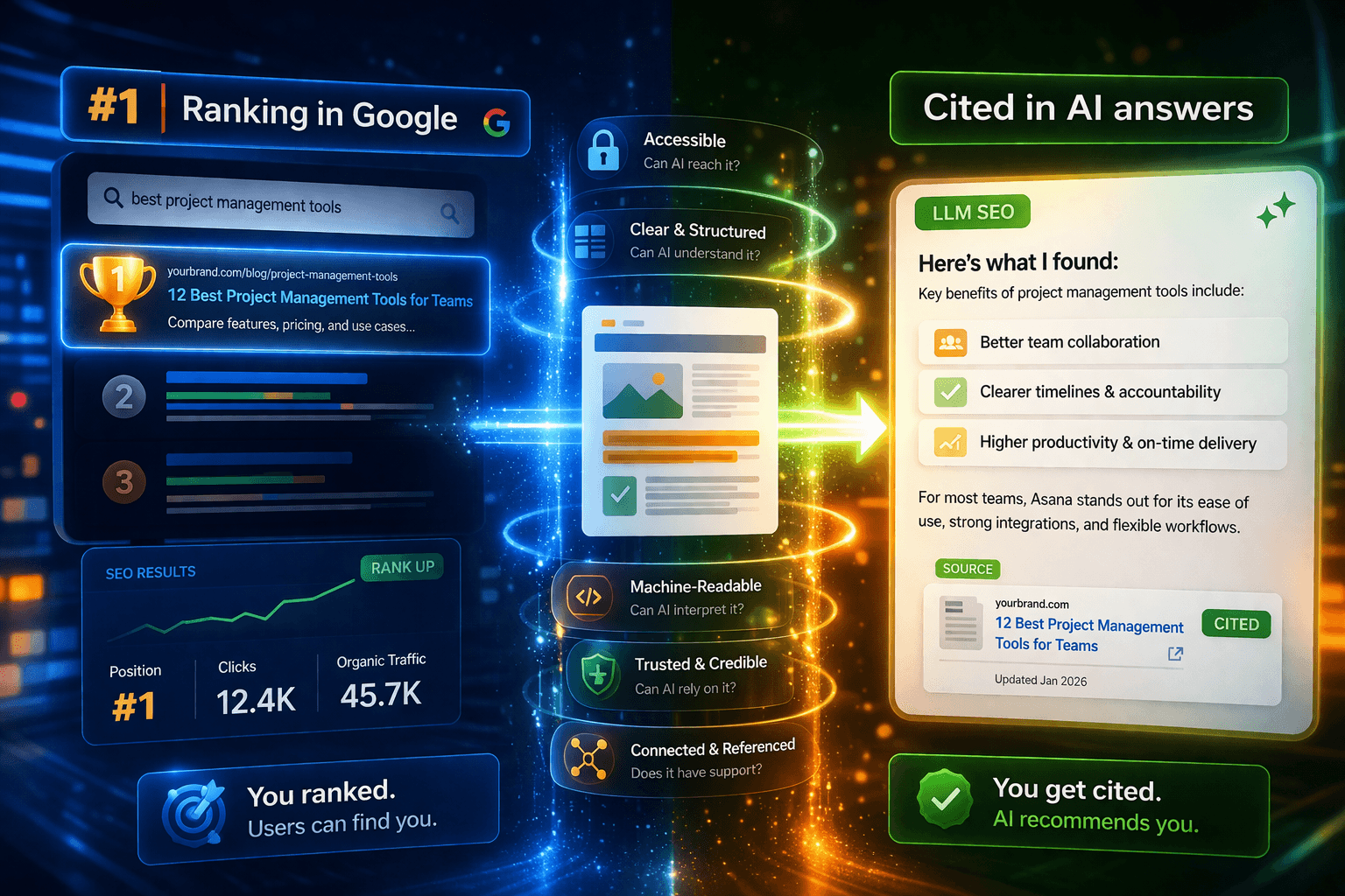 Traditional SEO vs LLM SEO: Why Ranking and Being Cited Are No Longer the Same Thing