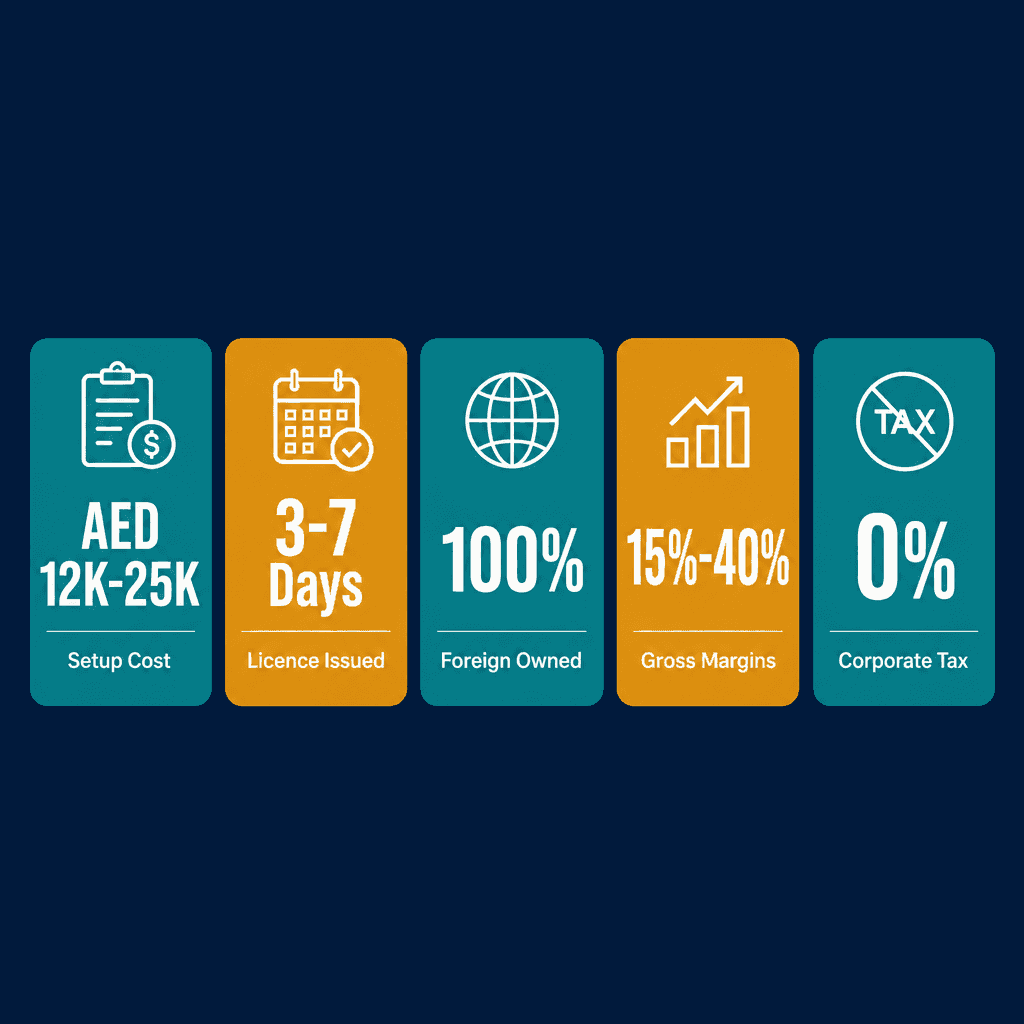 Infographic: Lighting Equipment & Requisites Trading License in Dubai: Cost and Requirements