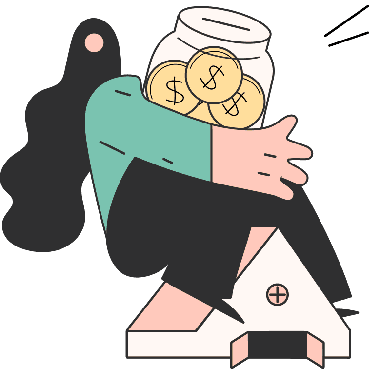 Hugging money