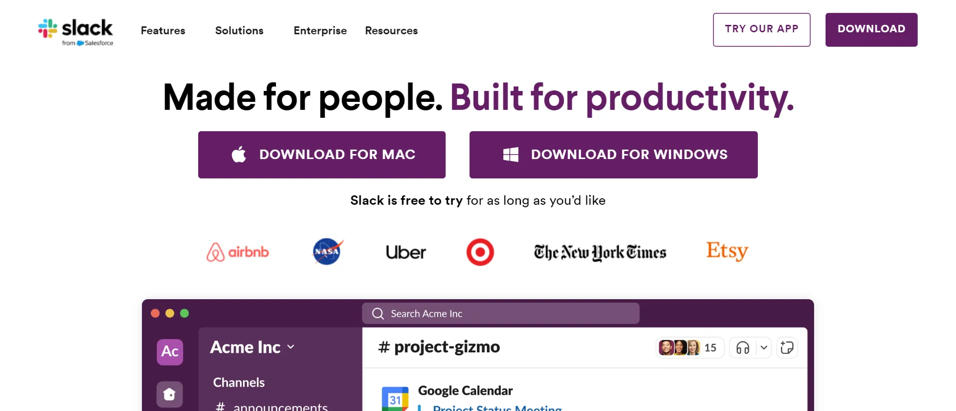 slack