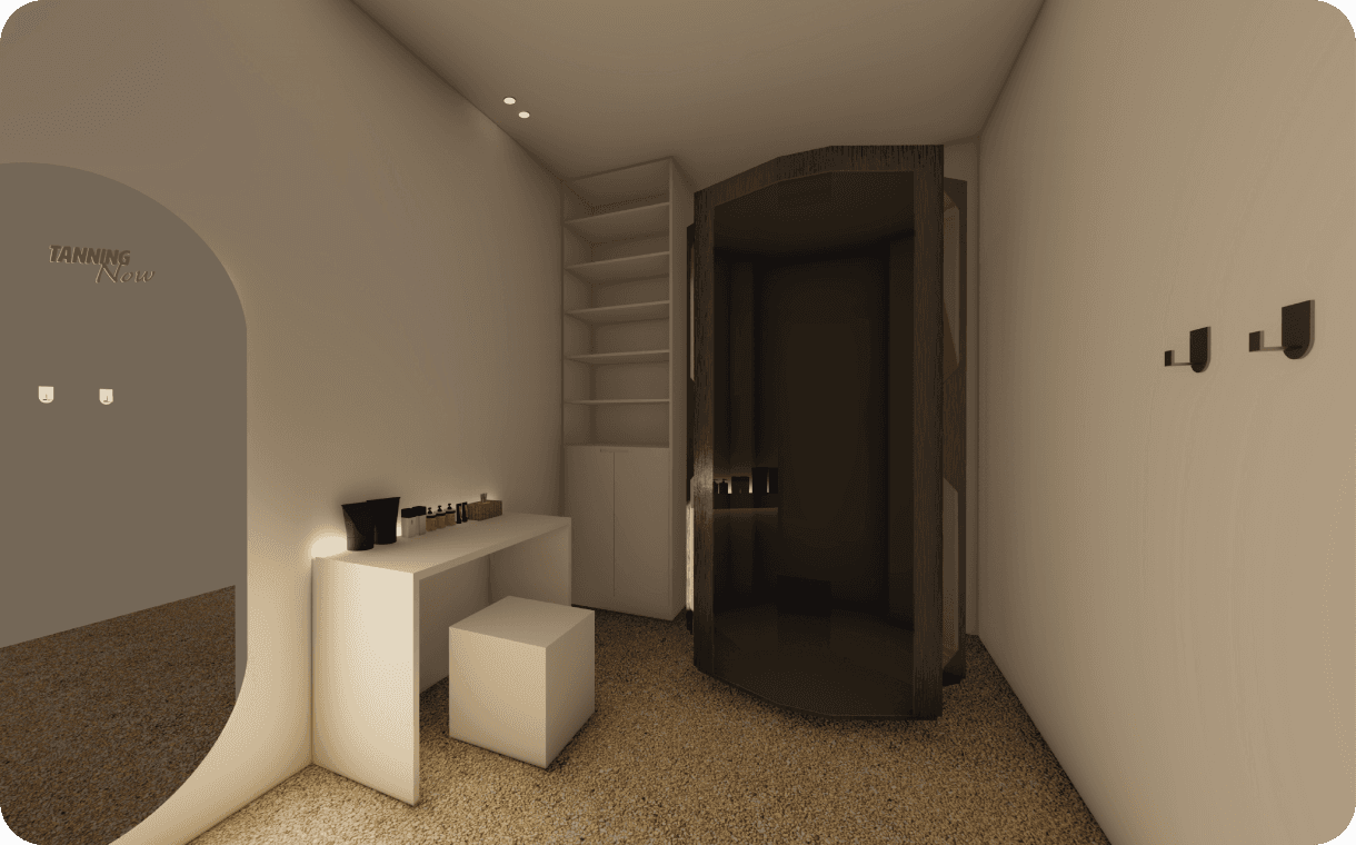 tanning now interior