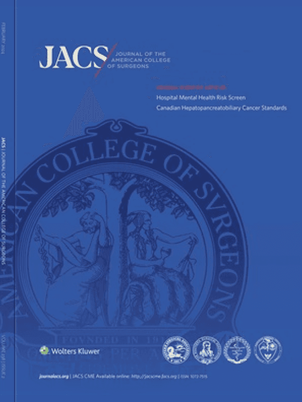 Journal of the american college of surgeons cover