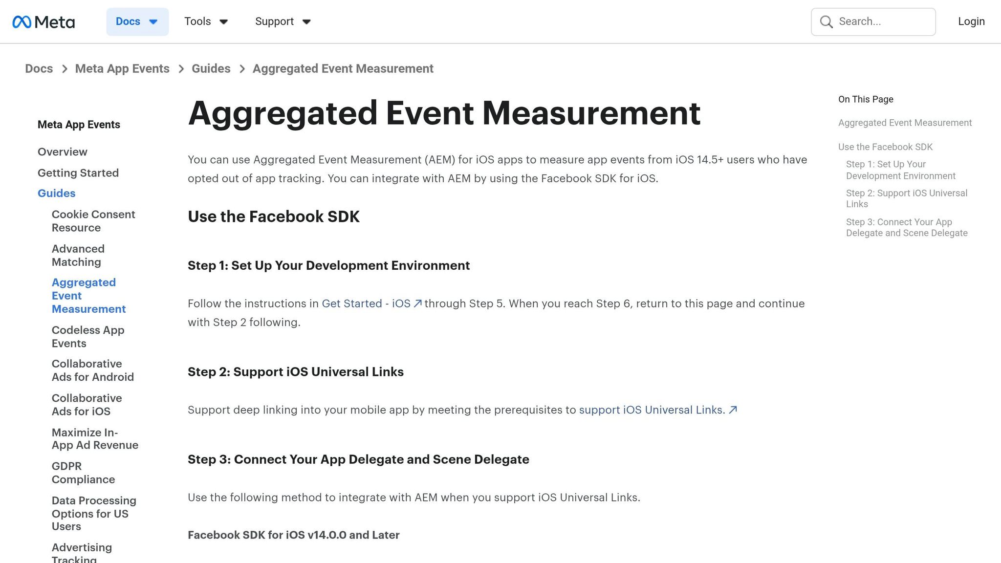 Aggregated Event Measurement