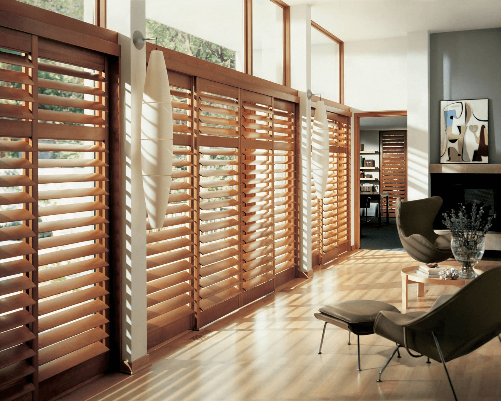 	Hardwood Shutters Sliding Panels