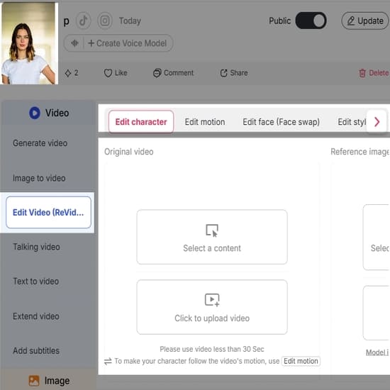 ai dance generator-revideo