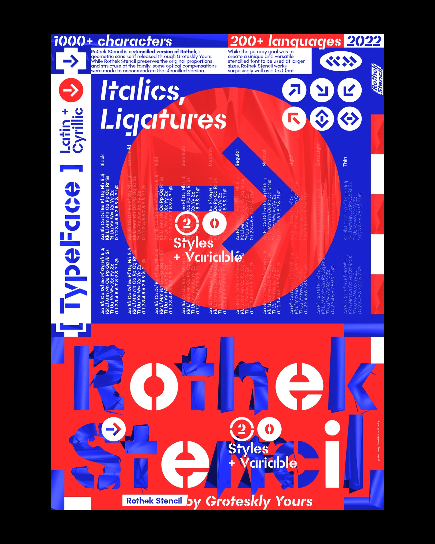 Rothek Stencil in use by @khalitzburg