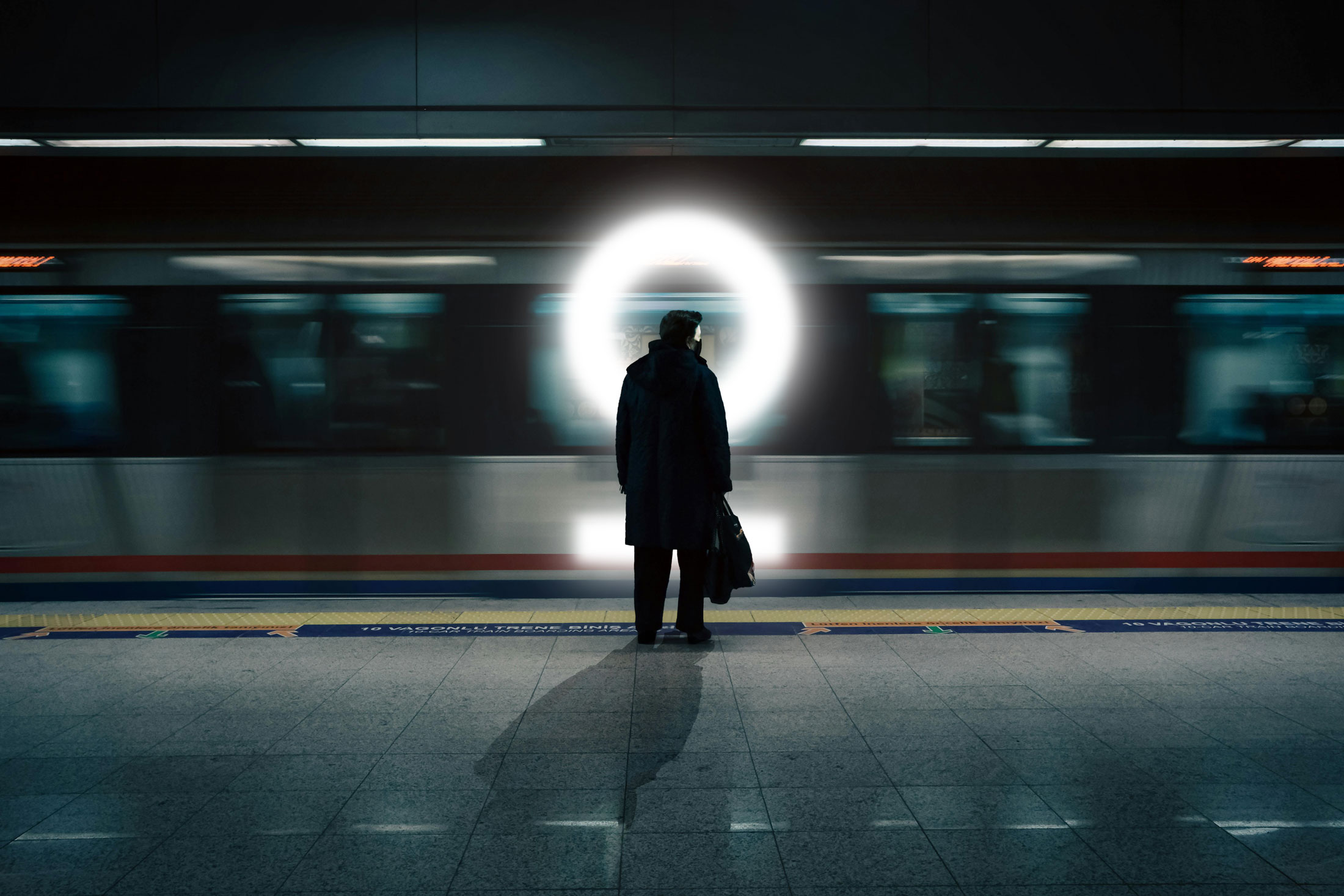 Women On Neon Background