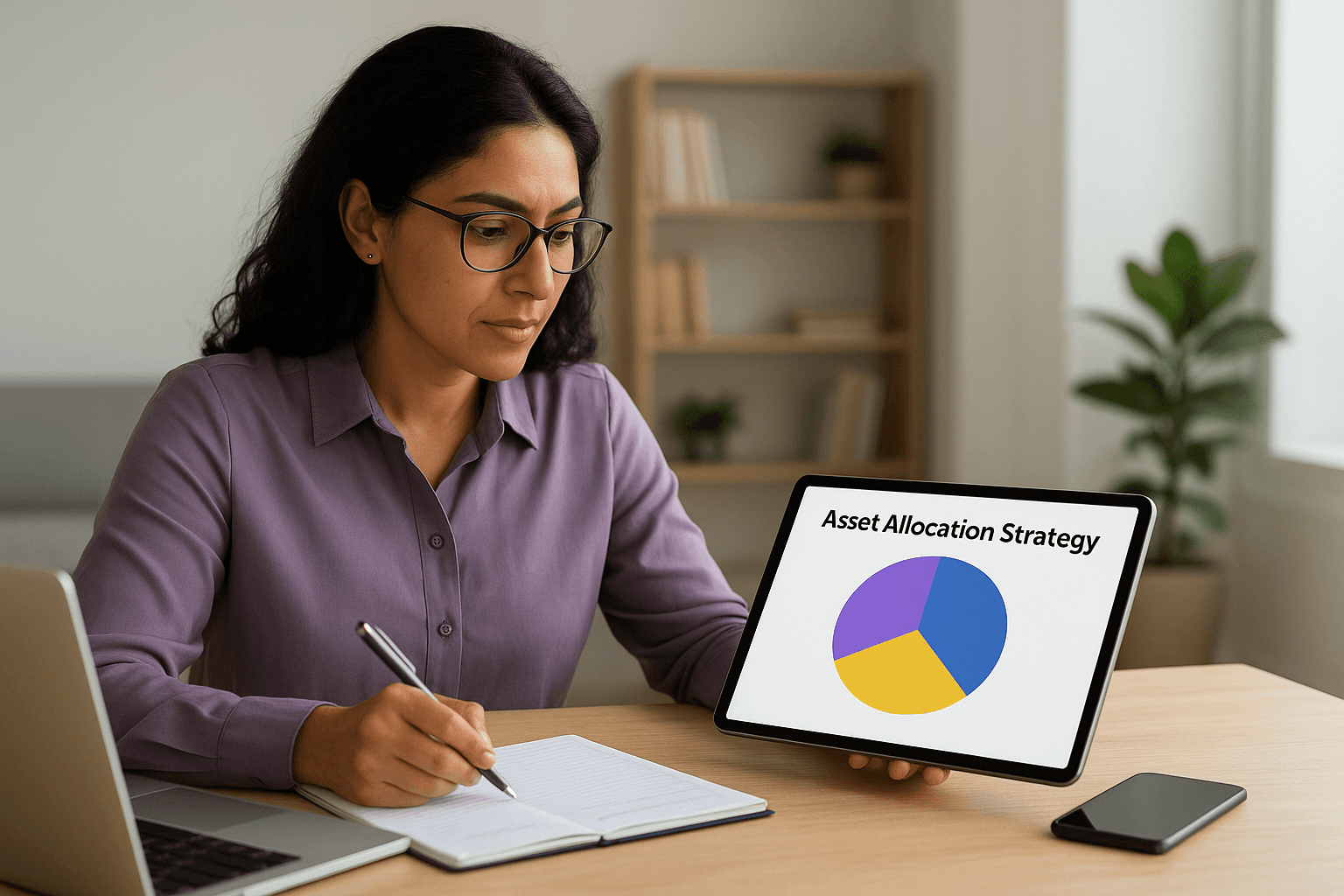 The asset allocation strategy behind each plan