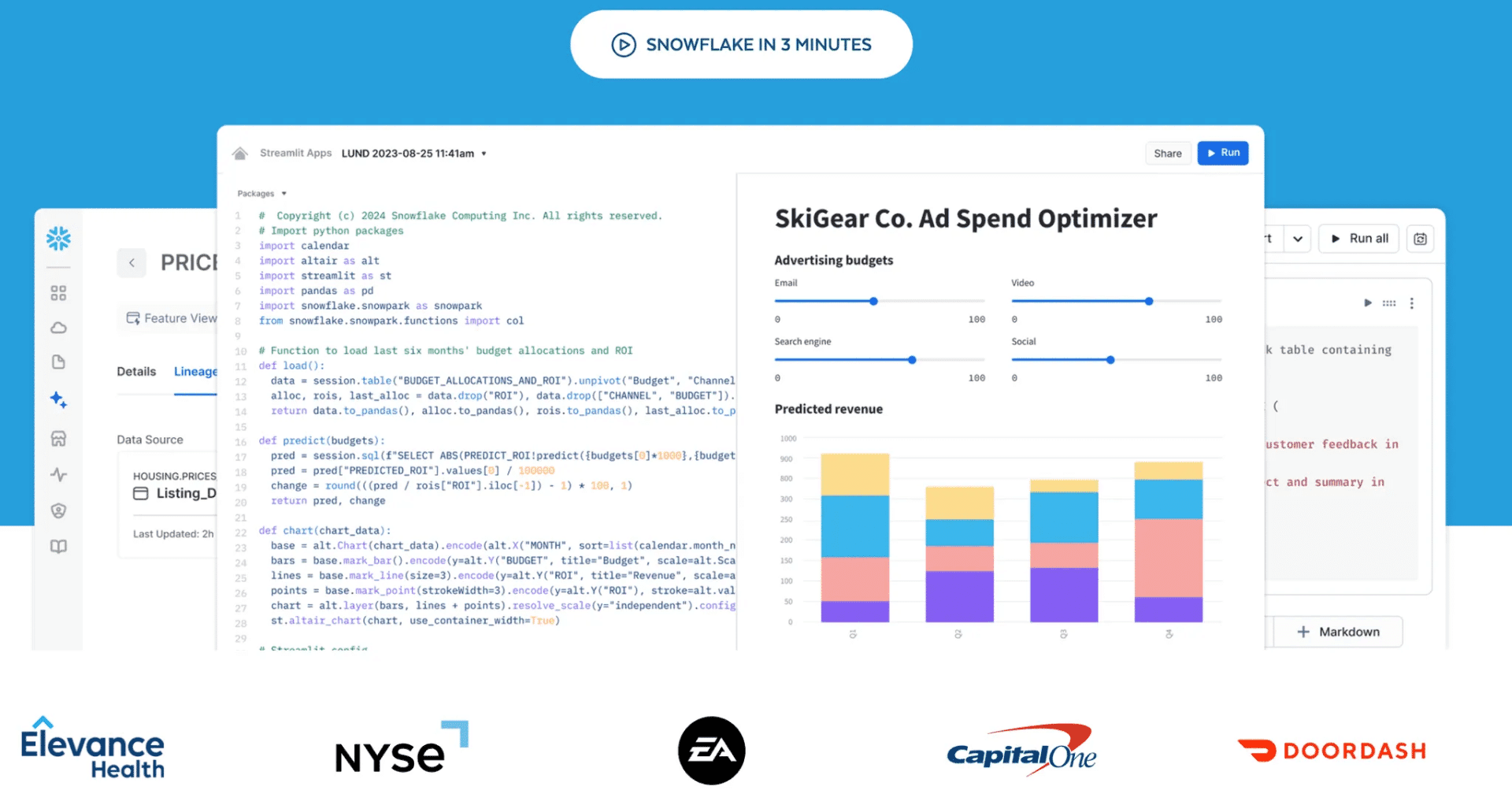 Snowflake Marketing Spotlight: Snowflake's Data Cloud capabilities 