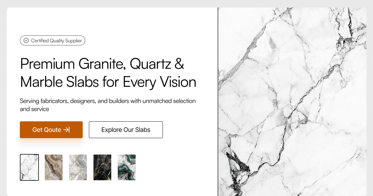 Premium Granite, Quartz & Marble Slabs