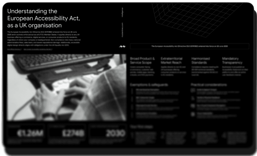 Preview of the EAA downloadable guide