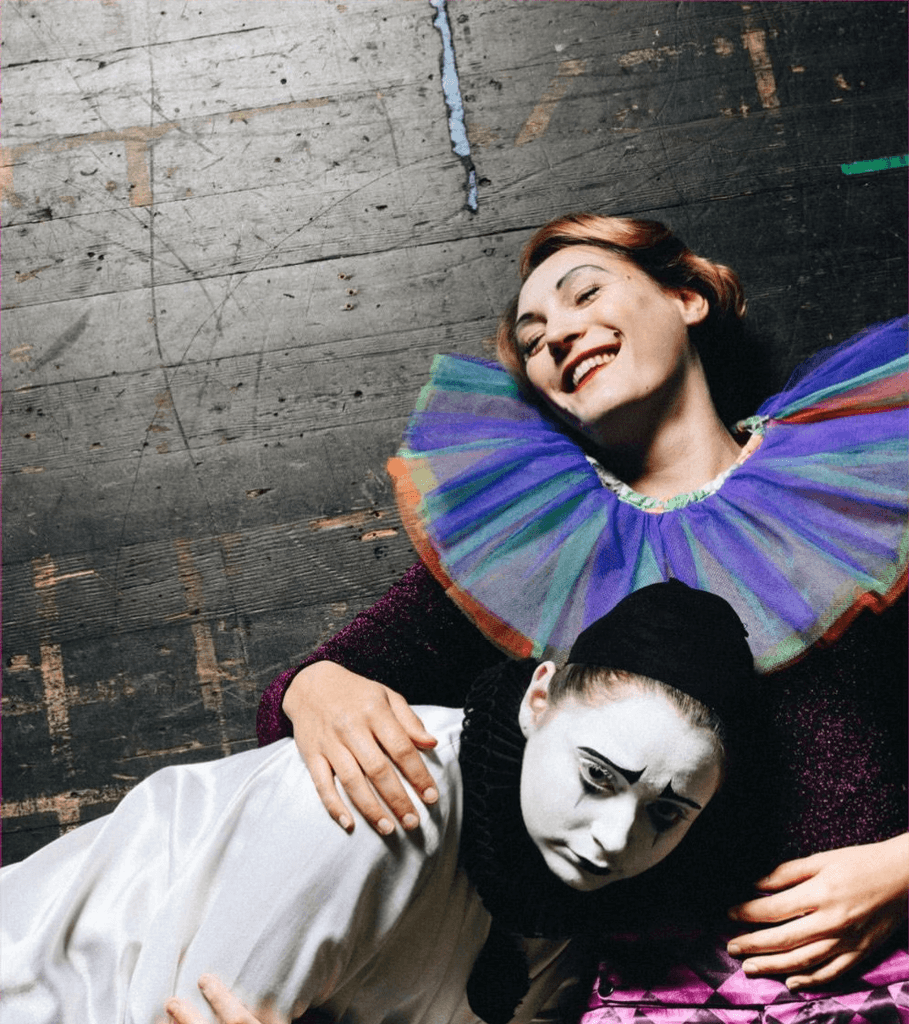 female photographer with red hair