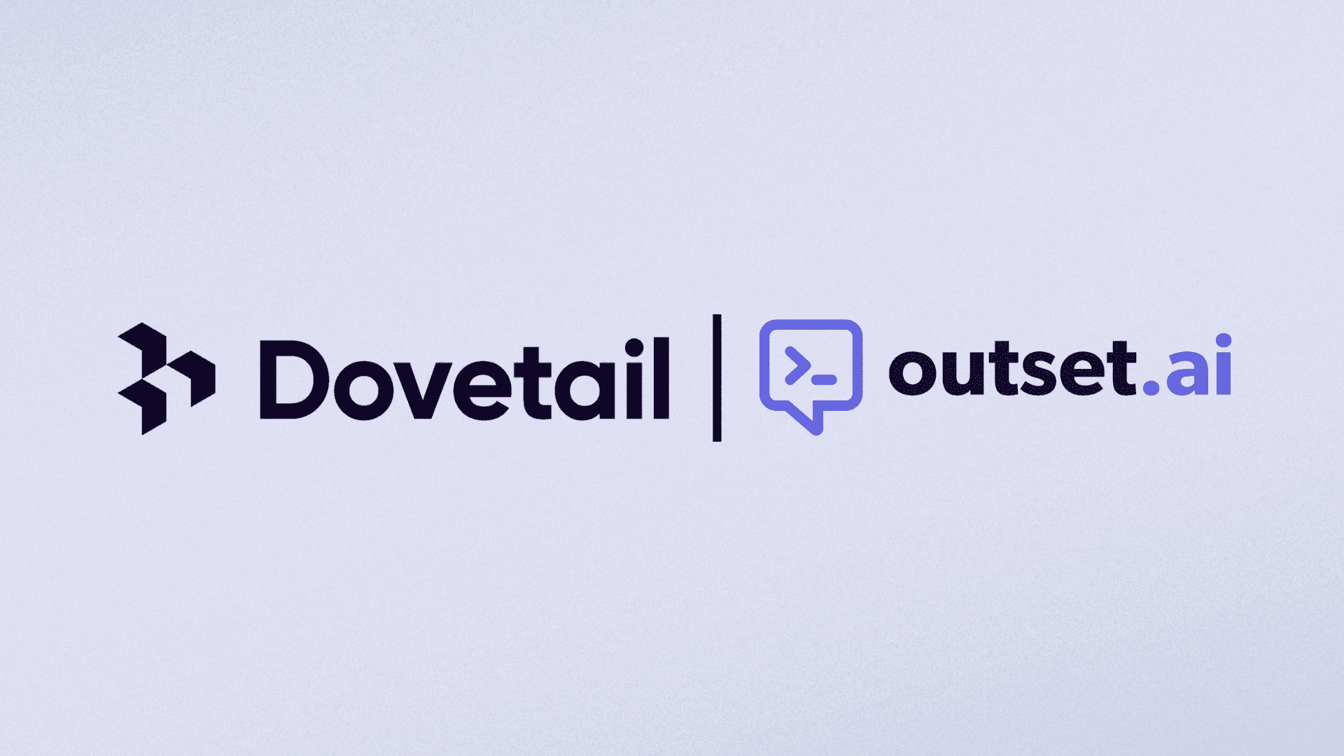 Outset and Rally logos on a purple background