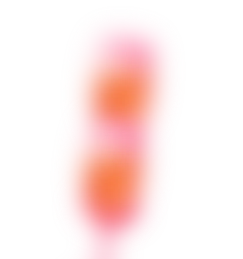 A simple, stylized illustration of two pink jelly-like shapes stacked vertically on a gray background.