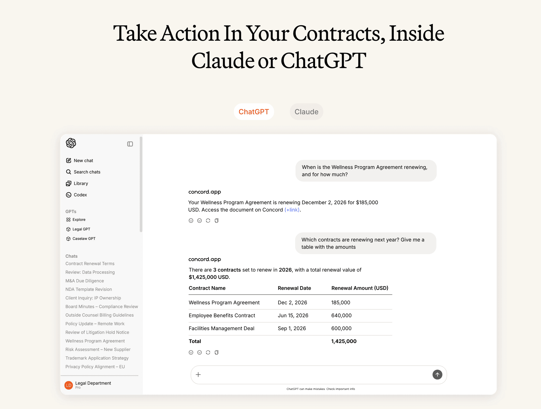 Concord Horizon MCP Server