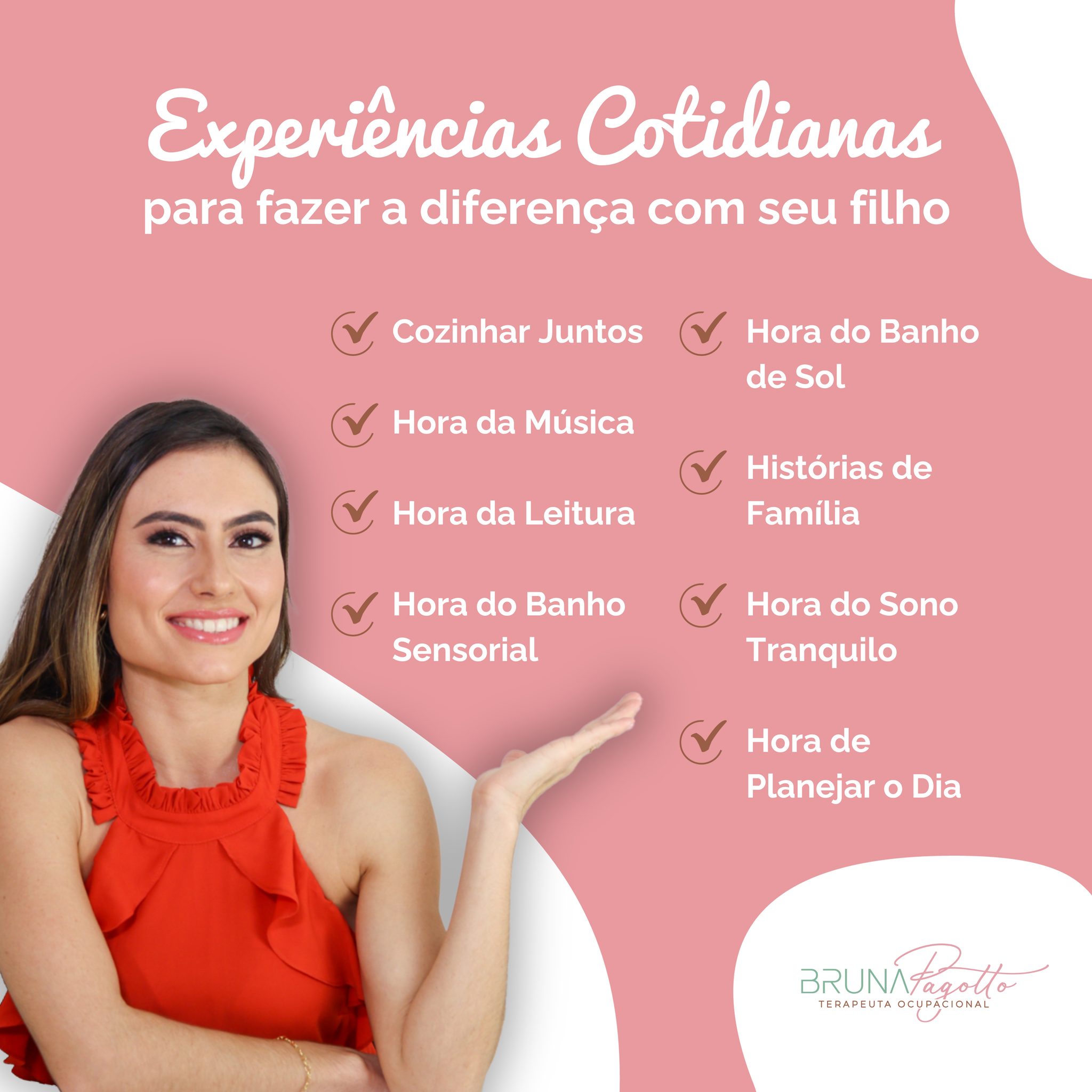 Bruna Pagotto, Terapeuta Ocupacional, sugere uma lista de atividades simples e cotidianas que ajudam no desenvolvimento neurocognitivo das crianças, como a hora da leitura, música, banho de sol, cozinhar juntos e momentos tranquilos antes de dormir. Essas práticas fortalecem o vínculo familiar e estimulam o aprendizado de maneira natural.