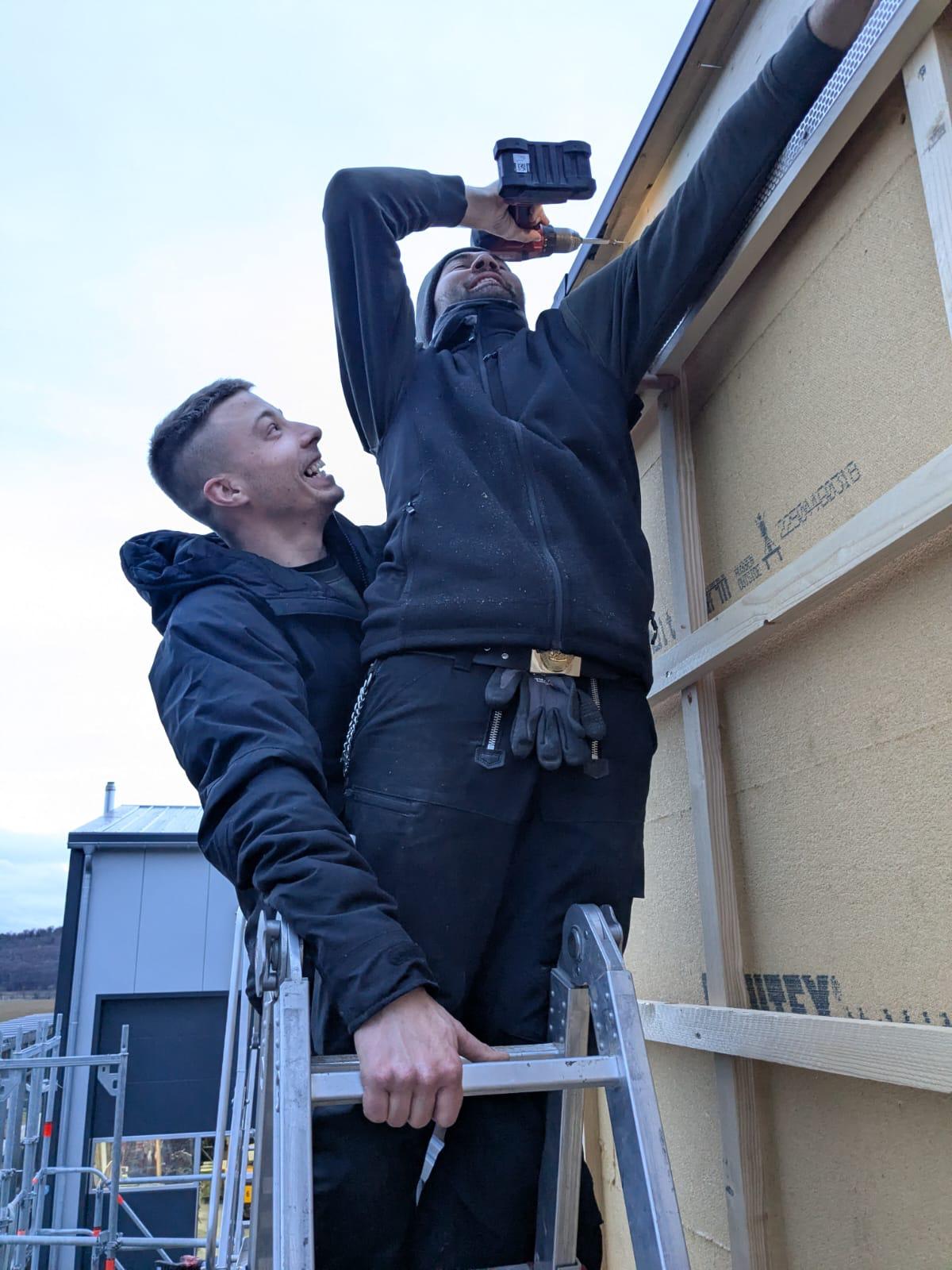 Projektansicht Dach und Holzbau