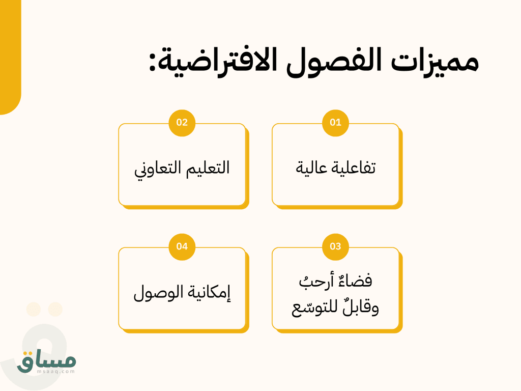 الفصول الافتراضية