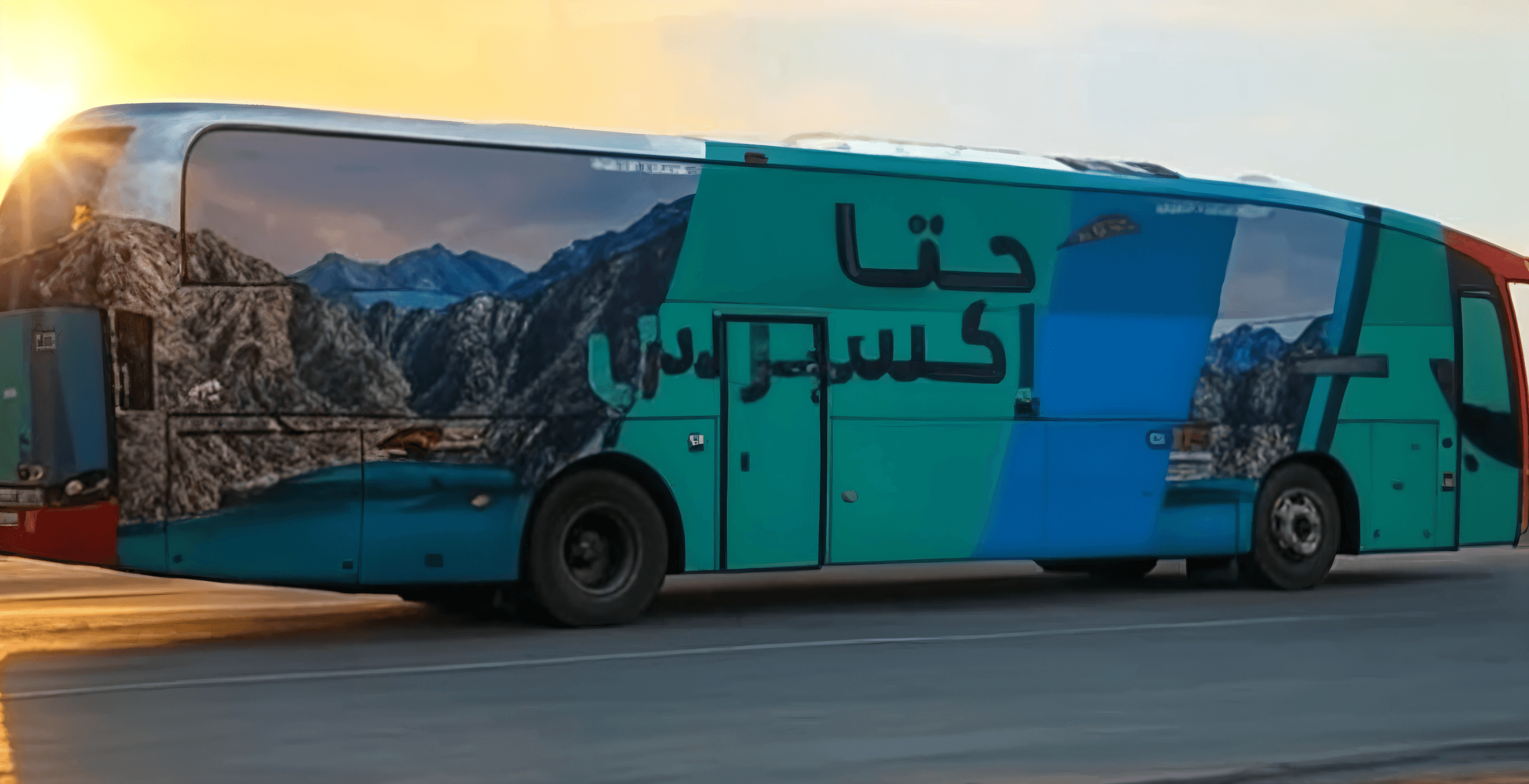 A tranquil lake framed by mountains with a vibrant blue sky above in Hatta.
