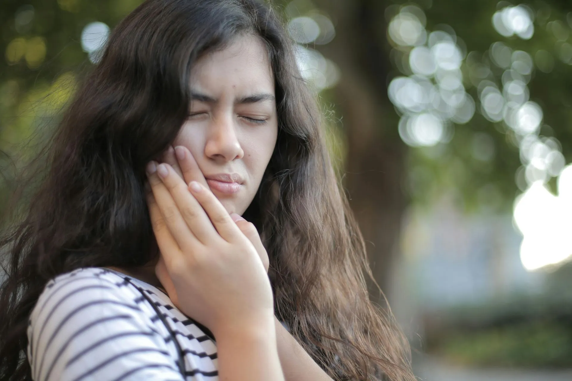 Tem dor ao mastigar?