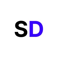 Black and blue "SD" letters on a white background.