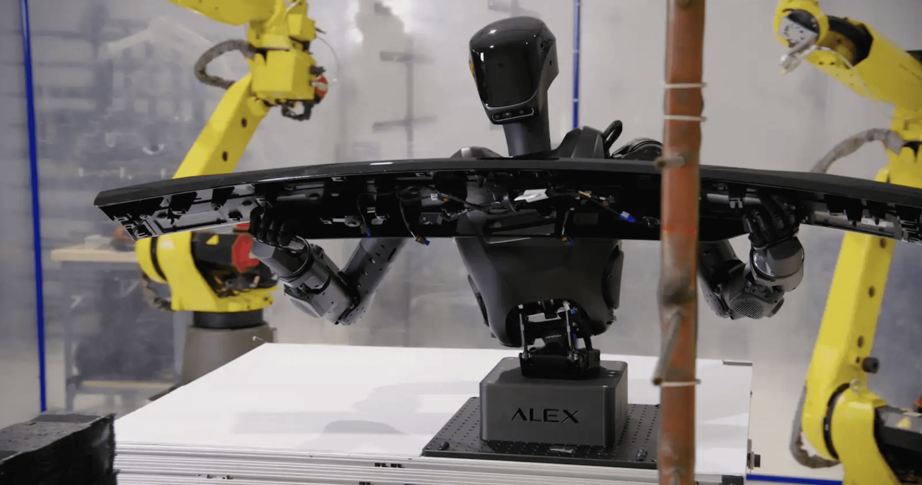 an empty garage with no one in it