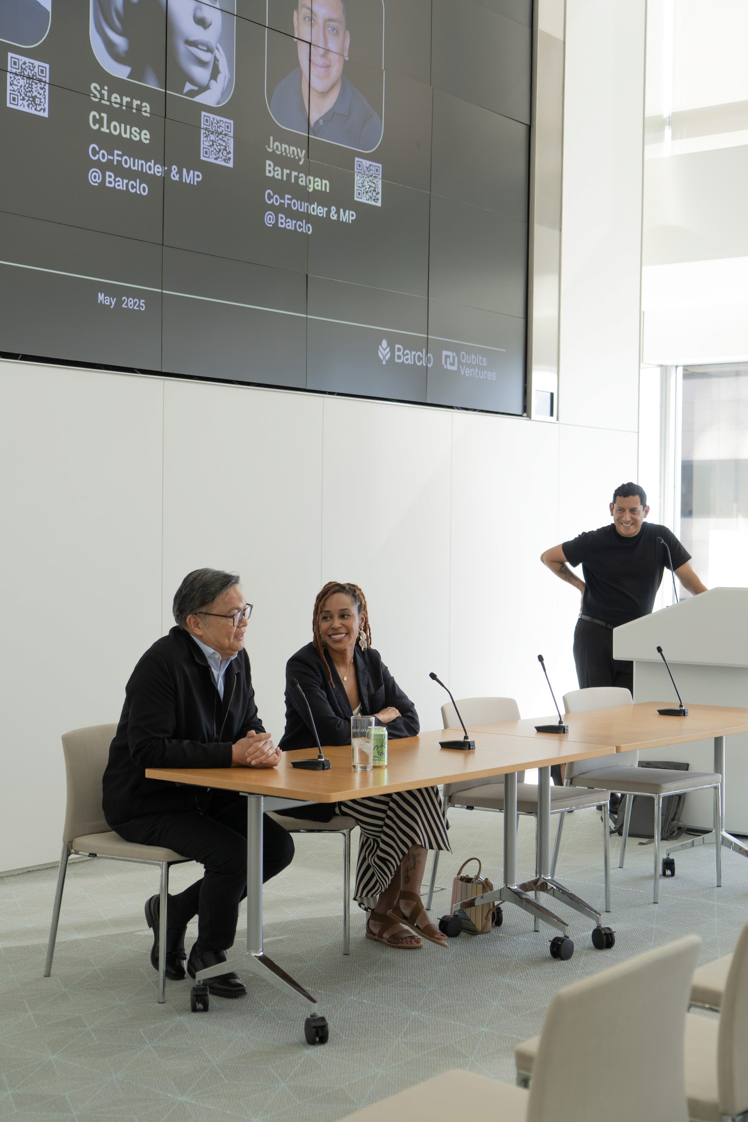 Portrait of woman waring headphones and enjoying music