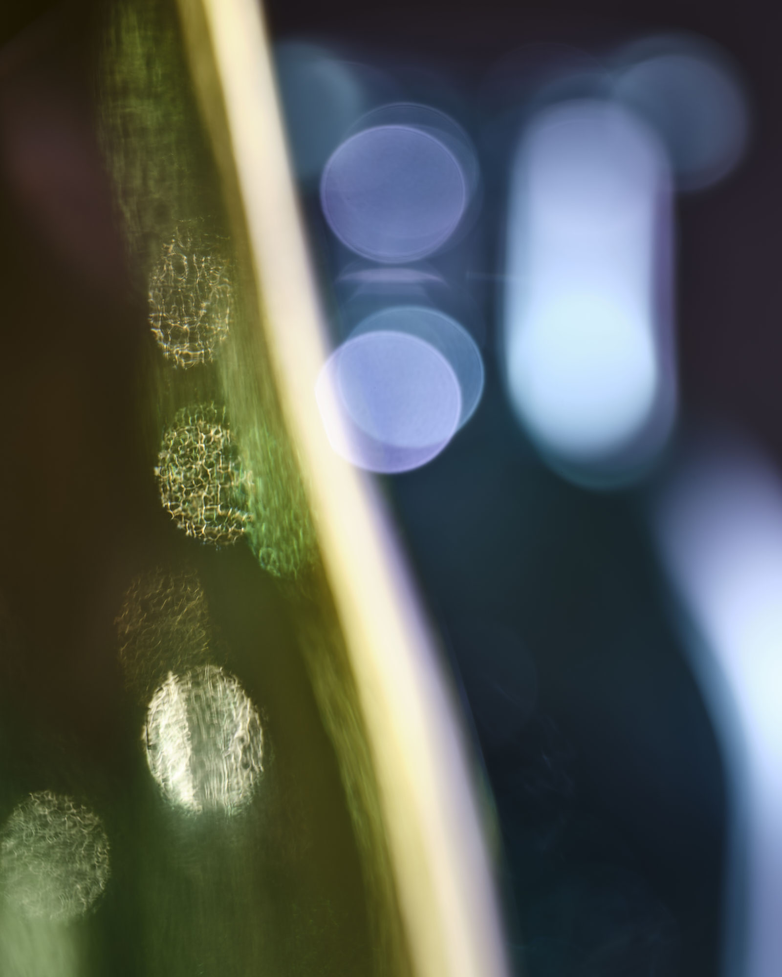 Abstract colorful bokeh lights with blurred background.