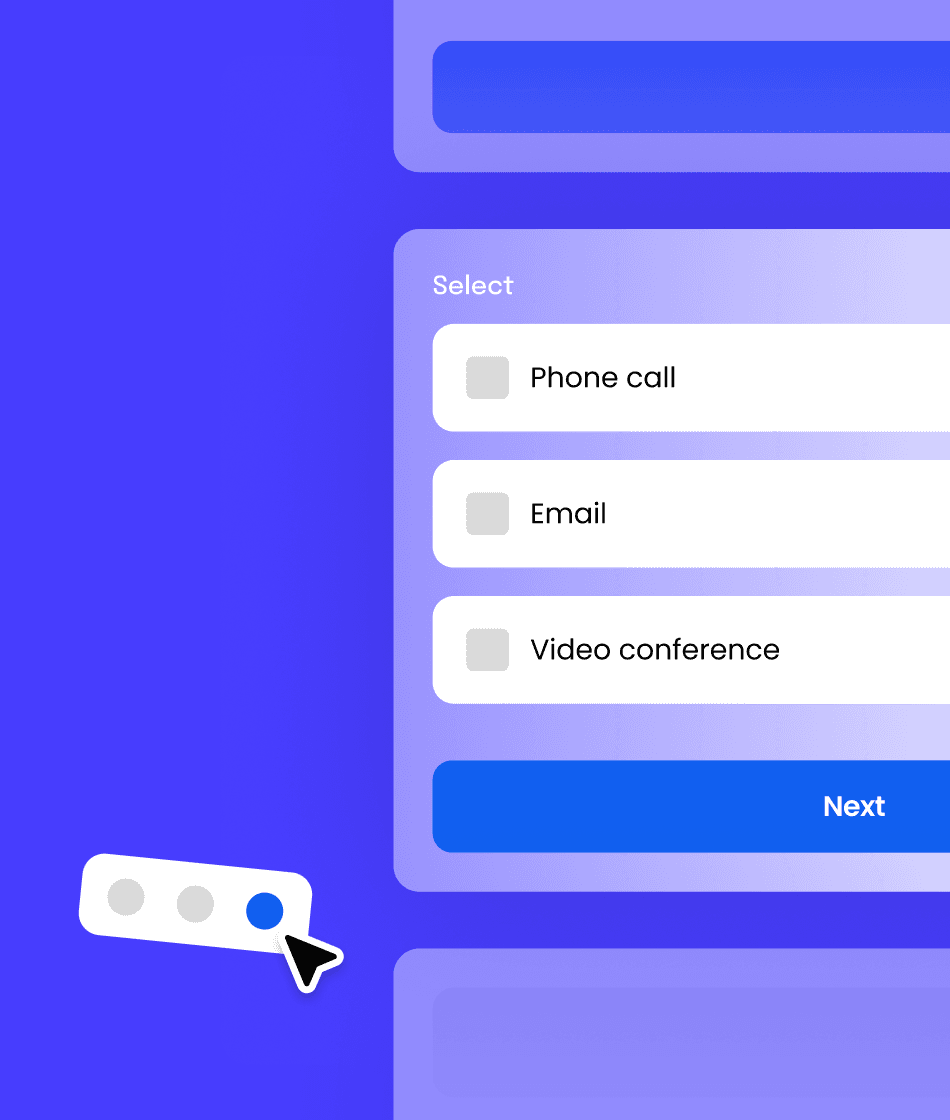 Creating a multi step form
