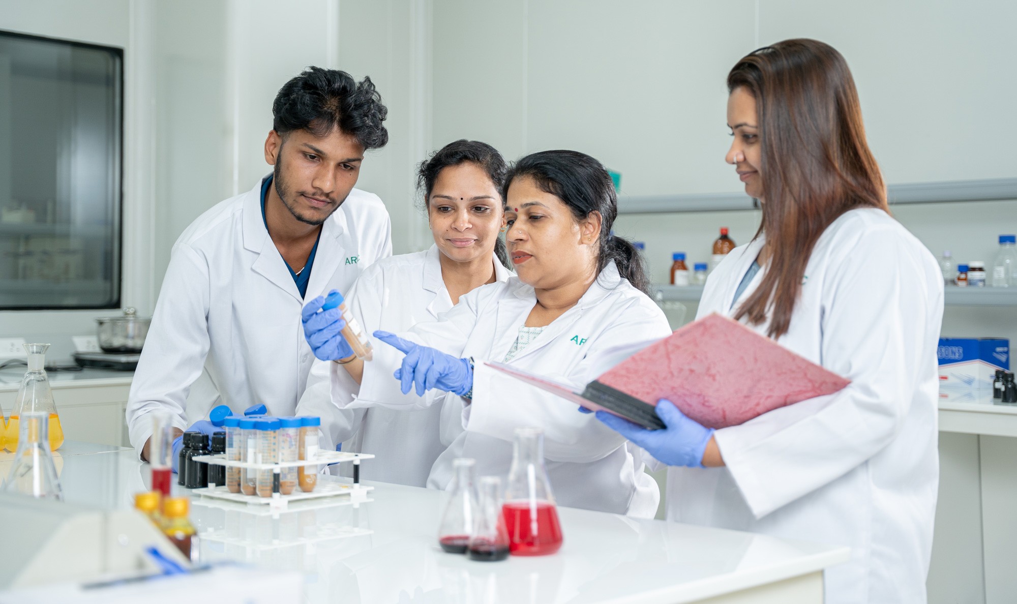 Aurea Biolabs ARC R&D Team at work