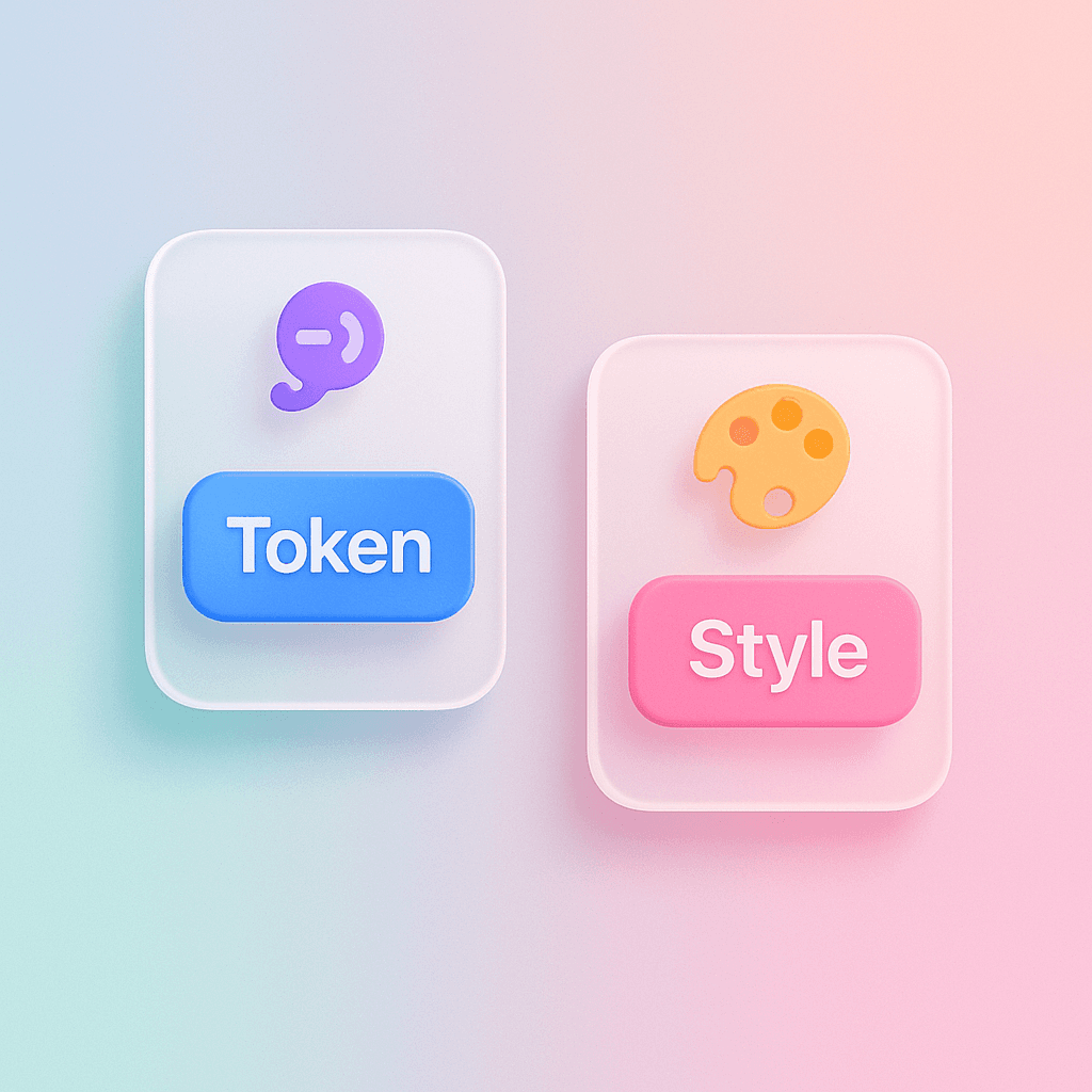 Design Tokens vs Styles
