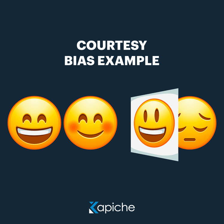 Courtesy bias example