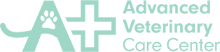 advanced veterinary care center logo.