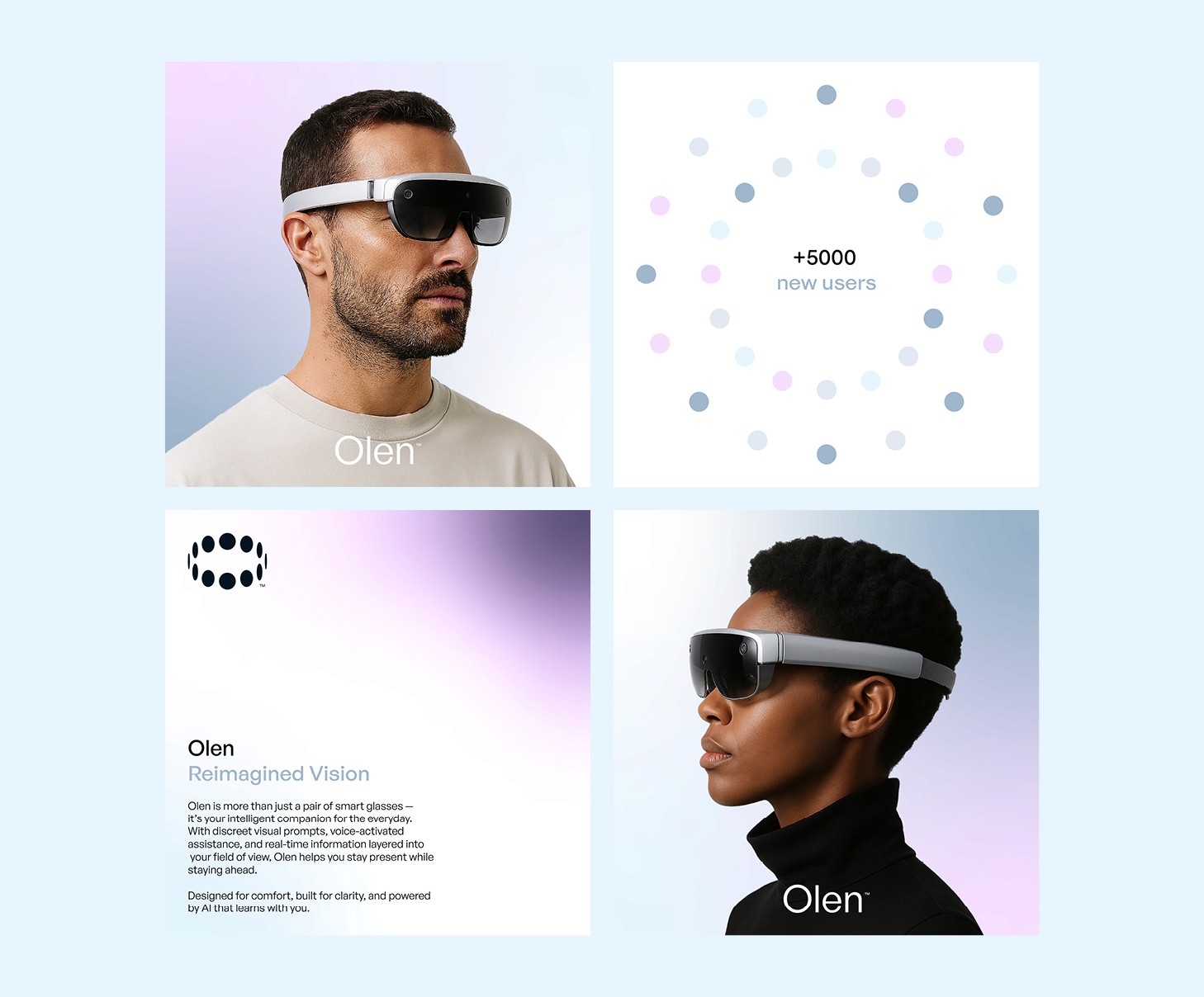 Social Media design Olen by Typefool