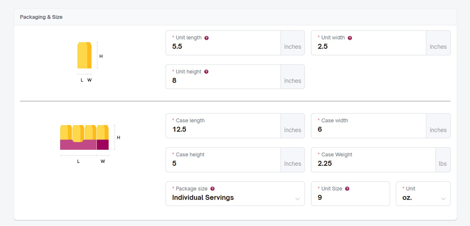 Setting up Products 4