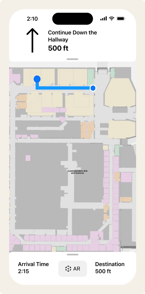 Classroom Navigation Figma Mockup