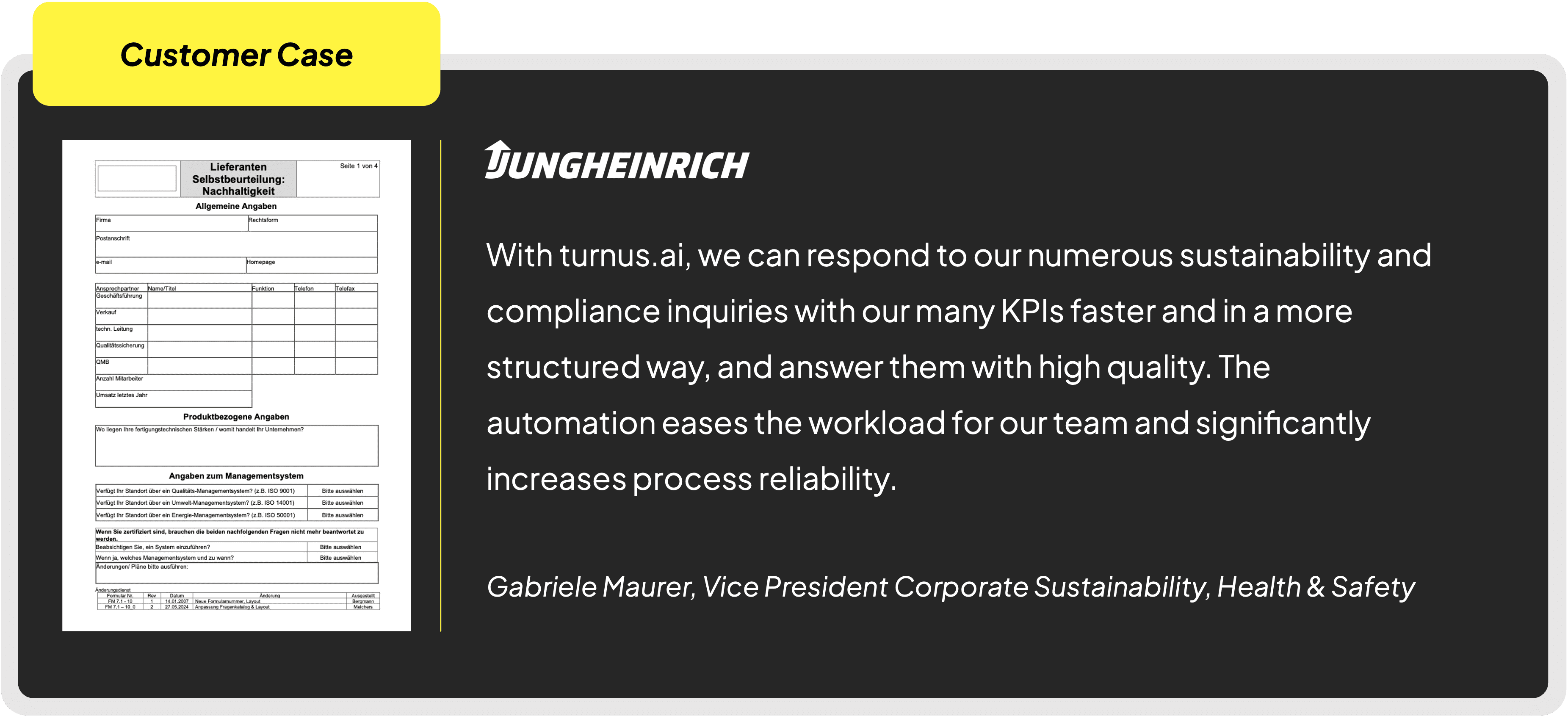 Customer Reference Jungheinrich