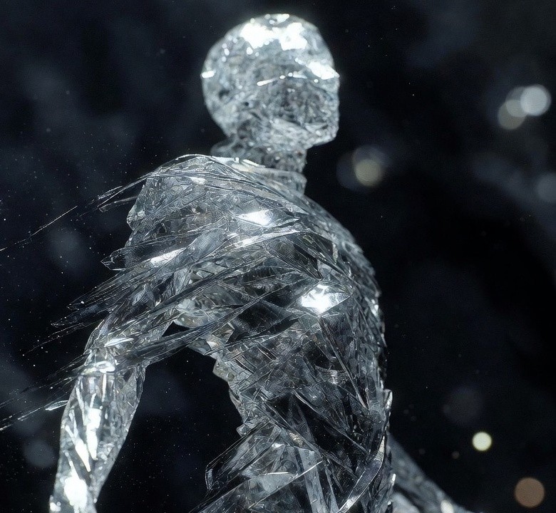 Framer website builder interface with blue abstract background and editor.