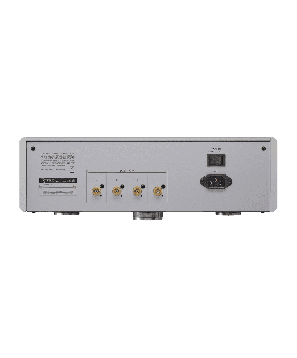Esoteric - G05 - BACK PANEL - LE STUDIO HIFI