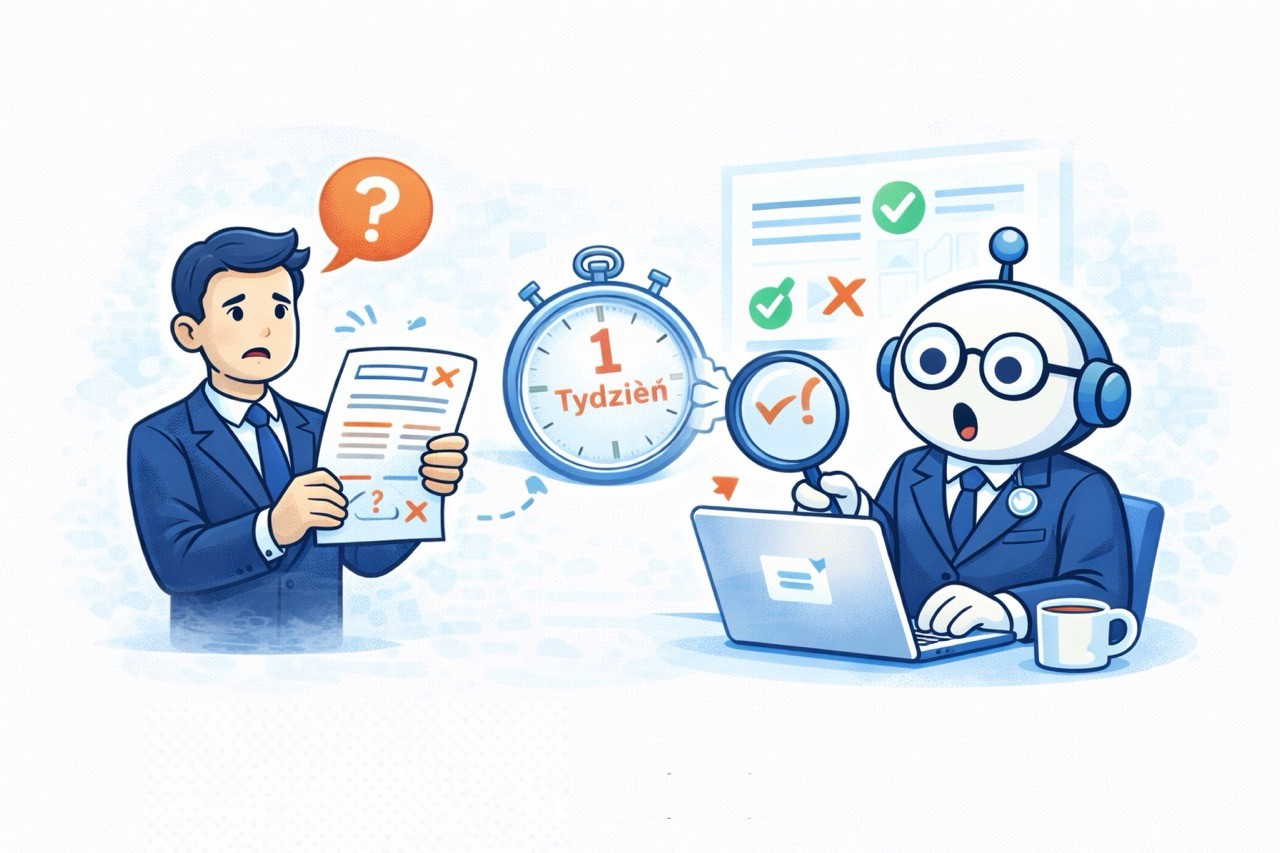 Stresująca analiza dokumentu przez robota