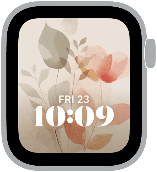 an apple watch face from the easter light collection