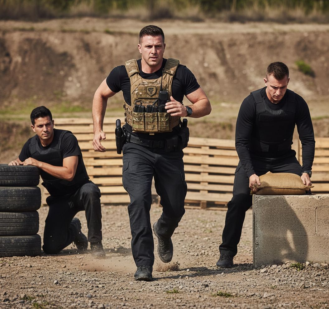body armor in use