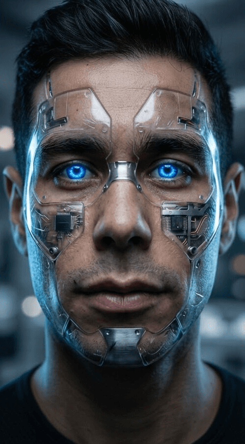 Portrait of portfolio creator – back view