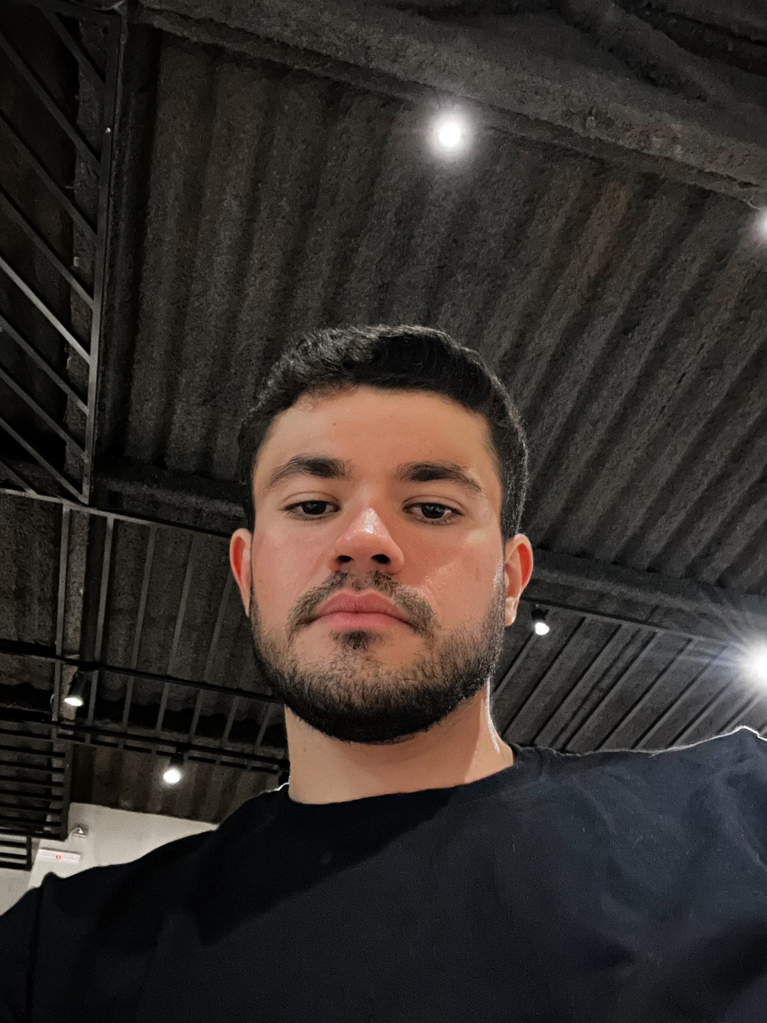 a person wearing a baseball cap