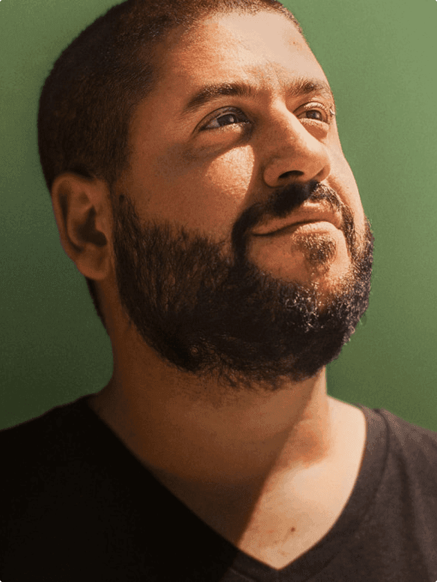 man in black beanie cap