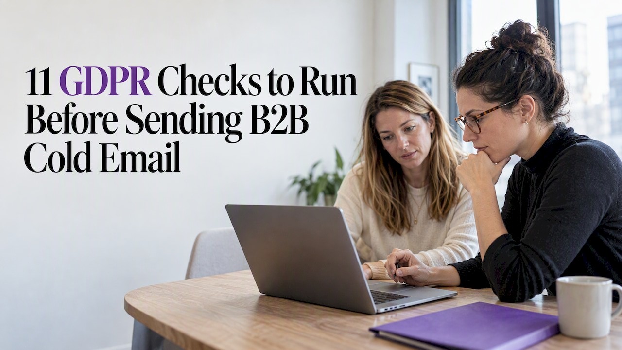 Compliance team reviewing B2B email send