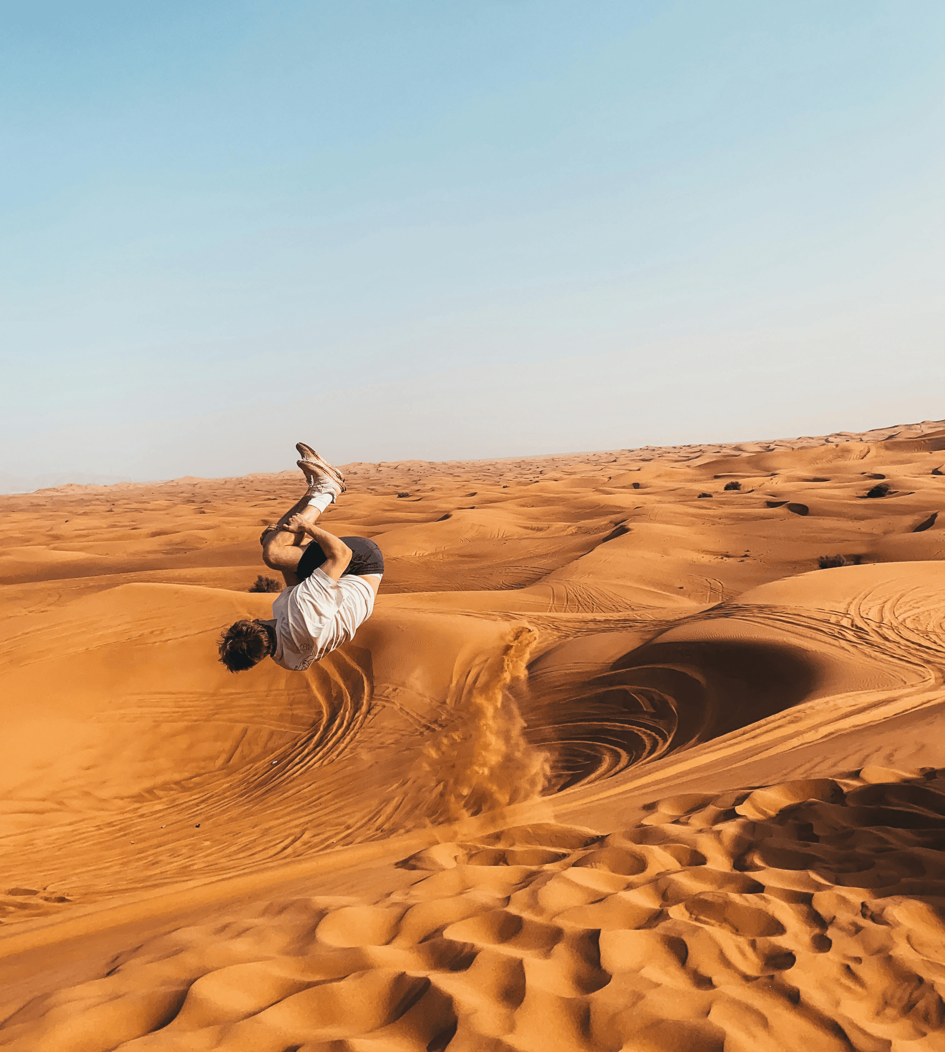 Dubai Desert Safari Sandboarding