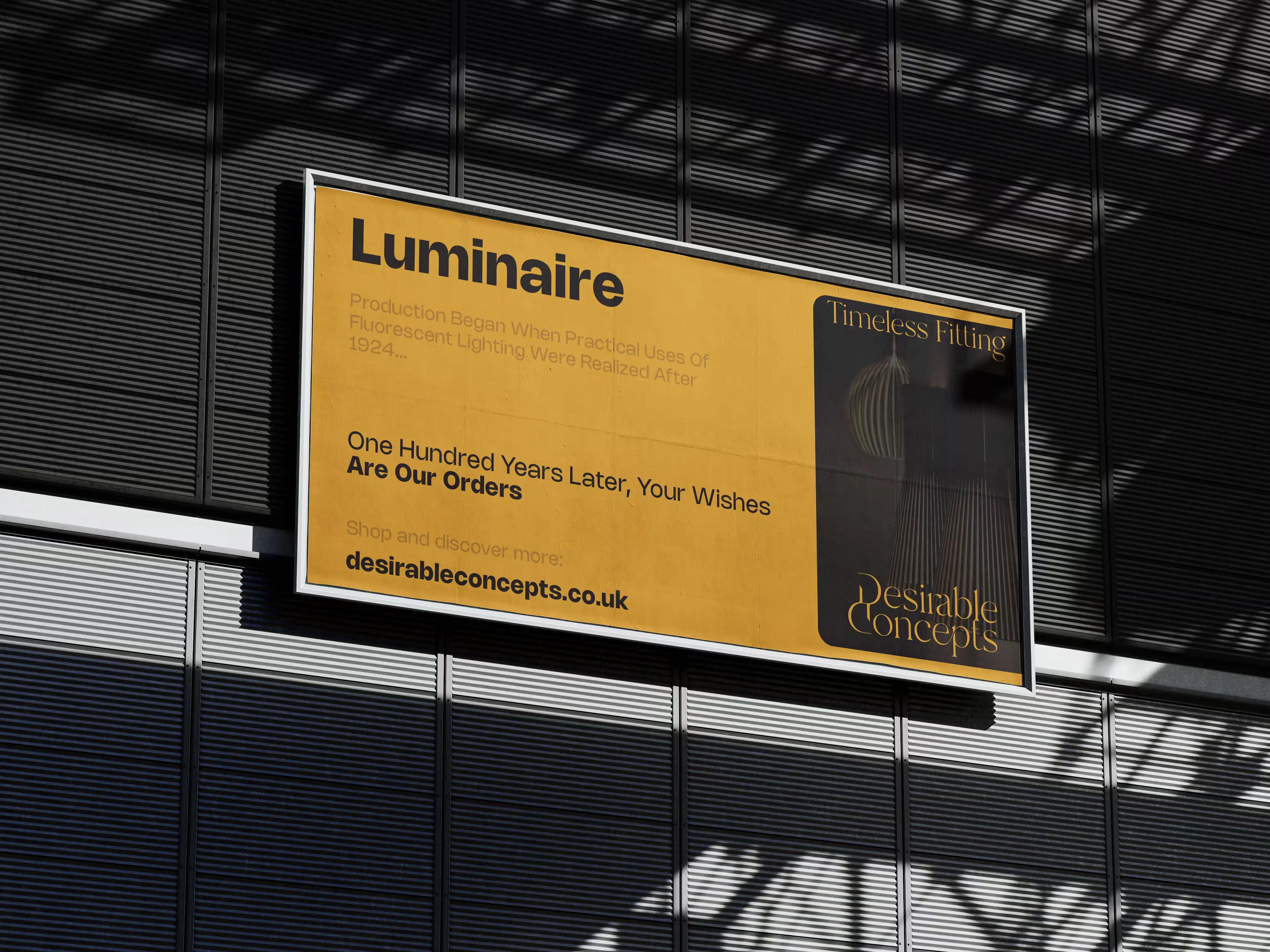 Concept for Branded Billboard - Desirable Concepts