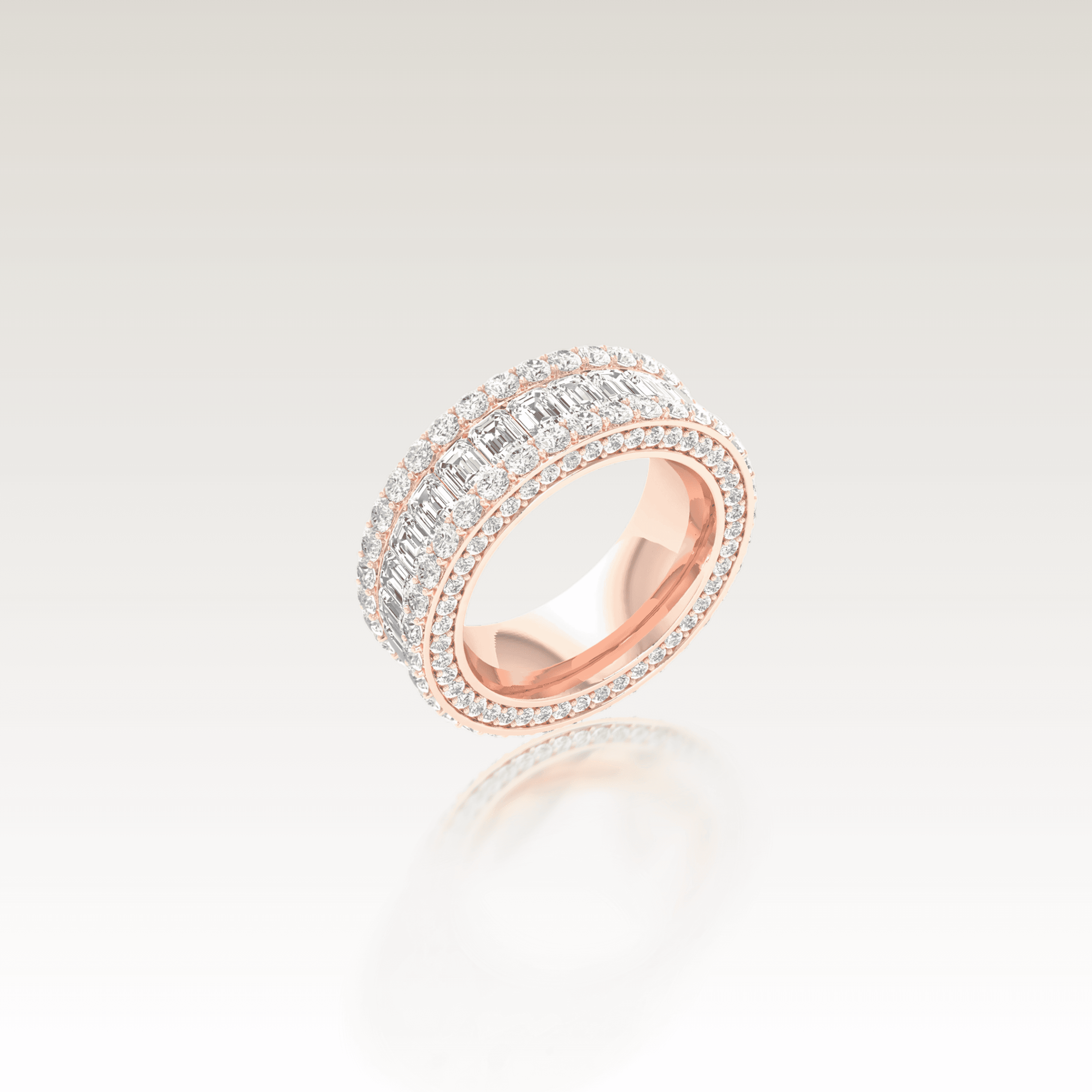 SAINT' Tennis Baguette Ring image 1